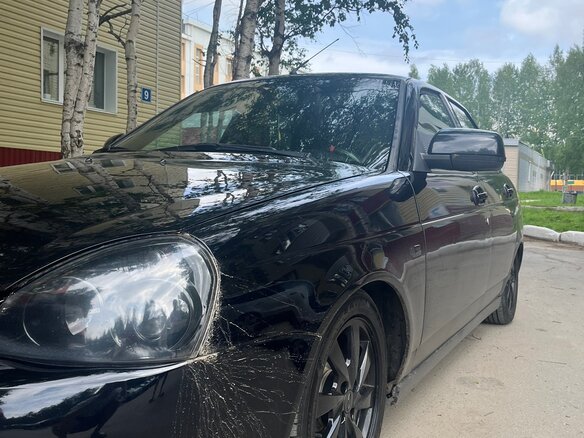 2014 Lada (ВАЗ) Priora I Рестайлинг, синий, 480000 рублей
