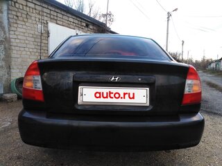 2011 Hyundai Accent ТагАЗ II, чёрный, 410000 рублей, вид 2