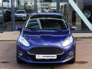 2015 Ford Fiesta Mk6 Рестайлинг, синий, 647000 рублей, вид 2