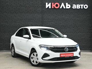 2021 Volkswagen Polo VI, белый, 1490000 рублей, вид 4