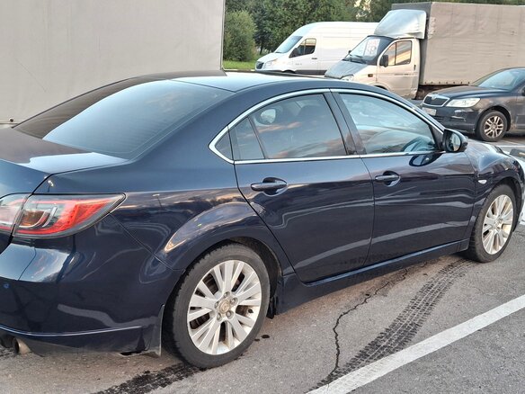 2008 Mazda 6 II (GH), синий - вид 5