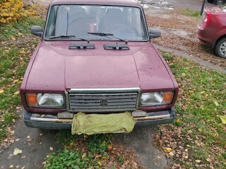2004 Lada (ВАЗ) 2107, пурпурный, 100000 рублей, вид 1
