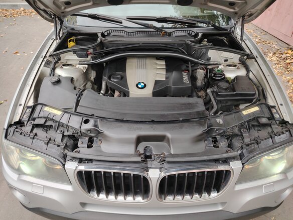 2008 BMW X3 20d I (E83) Рестайлинг, серебристый, 870000 рублей - вид 11
