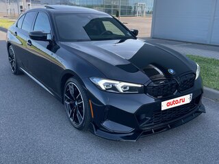 2024 BMW 3 серии M340i xDrive VII (G2x) Рестайлинг, чёрный, 5900000 рублей, вид 3