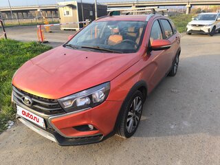 2019 Lada (ВАЗ) Vesta SW Cross I, оранжевый, 880000 рублей, вид 1