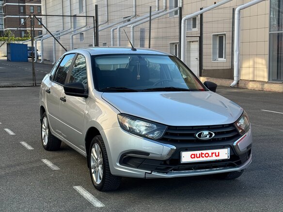 2019 Lada (ВАЗ) Granta I Рестайлинг, серебристый, 650000 рублей - вид 1