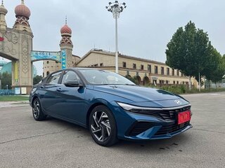 2023 Hyundai Elantra N Line VII (CN7) Рестайлинг, синий, 1320000 рублей, вид 3