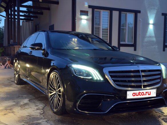 2019 Mercedes-Benz S-Класс 350 d Long VI (W222, C217) Рестайлинг, чёрный, 4250000 рублей - вид 9