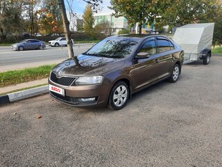 2019 Skoda Rapid I Рестайлинг, коричневый, 960000 рублей, вид 1