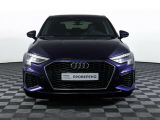 2021 Audi A3 Sportback 35 TFSI IV (8Y), синий, 2655000 рублей, вид 2