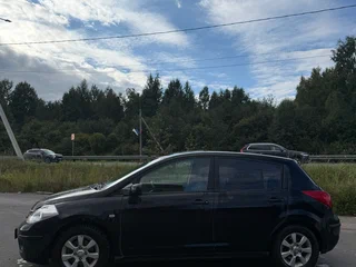 2008 Nissan Tiida I, чёрный, 480000 рублей, вид 5
