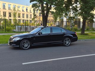 2012 Mercedes-Benz S-Класс 500 Long V (W221) Рестайлинг, чёрный, 1890000 рублей, вид 3
