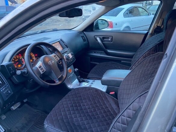 2007 Infiniti FX35 I (S50) Рестайлинг, серый, 765000 рублей - вид 13