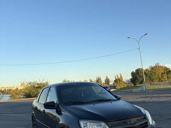 2013 Lada (ВАЗ) Granta I, чёрный - вид 4