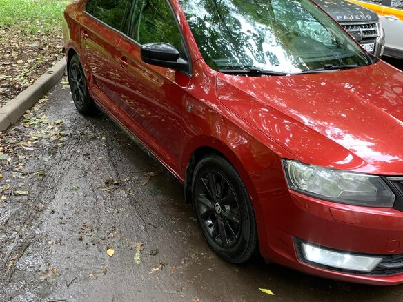 2016 Skoda Rapid I, красный, 1300000 рублей - вид 2