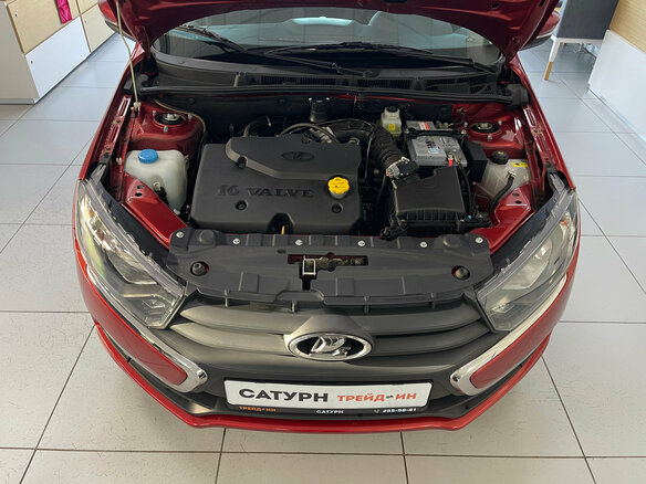 2019 Lada (ВАЗ) Granta I Рестайлинг, красный, 780000 рублей - вид 10