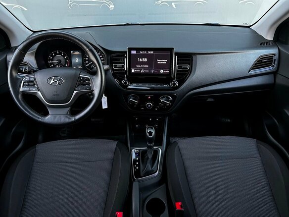 2022 Hyundai Solaris II Рестайлинг, серый, 1626700 рублей - вид 5