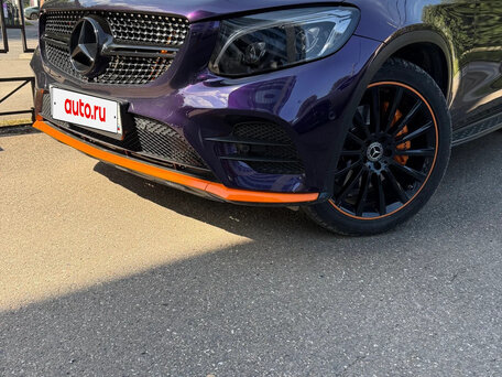 2018 Mercedes-Benz GLC Coupe 250 d I (C253), фиолетовый, 4200000 рублей, вид 3