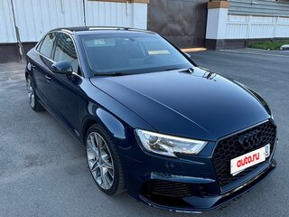 2016 Audi A3 III (8V) Рестайлинг, синий, 1390000 рублей, вид 3