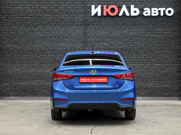 2017 Hyundai Solaris II, синий, 1320000 рублей - вид 6
