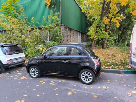 2017 Fiat 500 II Рестайлинг, чёрный, 750000 рублей, вид 4