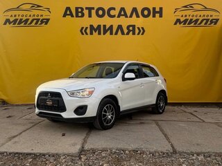 2014 Mitsubishi ASX I Рестайлинг, белый, 920000 рублей, вид 1