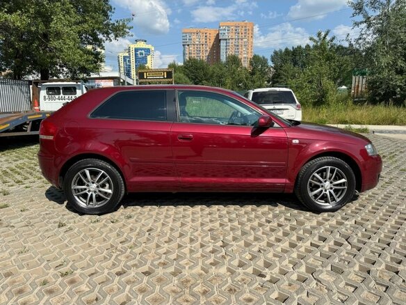 2004 Audi A3 II (8P), пурпурный, 640000 рублей - вид 12