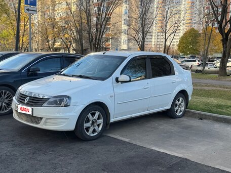 2014 Renault Logan I Рестайлинг, белый, 310000 рублей, вид 1