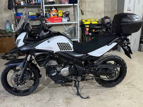 2013 Suzuki V-Strom DL 650, белый, 610000 рублей, вид 3
