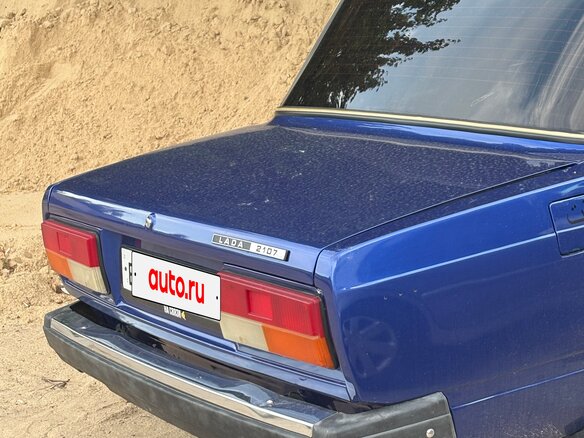 2001 Lada (ВАЗ) 2107, синий, 230000 рублей - вид 8