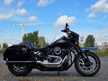 2018 Harley-Davidson Sport Glide, чёрный, 1199000 рублей, вид 2