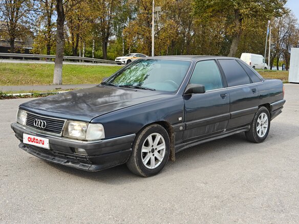 1989 Audi 100 III (C3) Рестайлинг, синий, 235000 рублей - вид 1