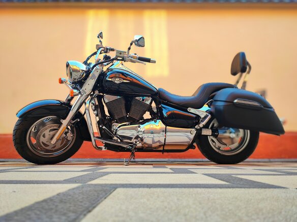 2008 Suzuki Boulevard C90, чёрный, 830000 рублей - вид 8