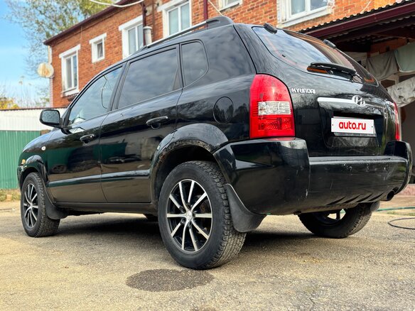 2007 Hyundai Tucson I, чёрный, 530000 рублей - вид 6