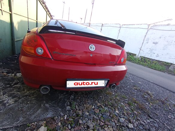 2002 Hyundai Tiburon II (GK), красный, 250000 рублей - вид 2