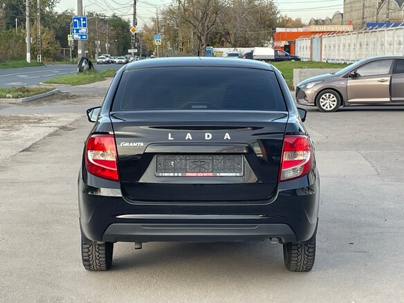 2022 Lada (ВАЗ) Granta I Рестайлинг, чёрный, 692000 рублей - вид 4