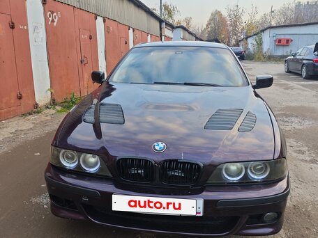 1998 BMW 5 серии 535i IV (E39), пурпурный, 590000 рублей, вид 2