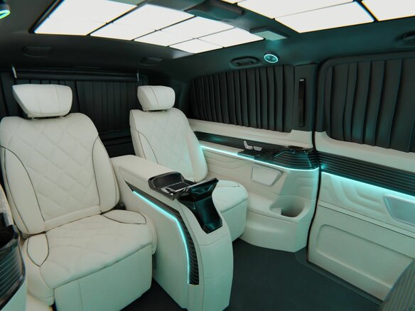 2026 Mercedes-Benz V-Класс Long 300 d длинный III (W447) Рестайлинг 2, чёрный, 31100000 рублей