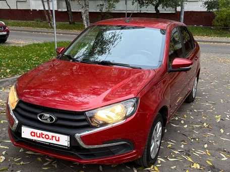 2019 Lada (ВАЗ) Granta I Рестайлинг, красный, 595000 рублей, вид 1