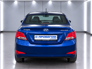 2015 Hyundai Solaris I Рестайлинг, синий, 825000 рублей, вид 3