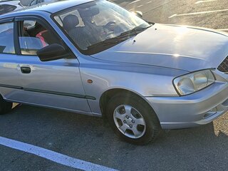 2008 Hyundai Accent ТагАЗ II, серебристый, 310000 рублей, вид 4