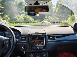 2010 Volkswagen Touareg II, чёрный, 1600000 рублей, вид 5