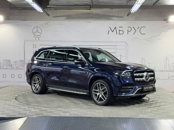 2020 Mercedes-Benz GLS 400 d II (X167), синий - вид 6