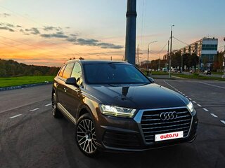 2015 Audi Q7 II (4M), коричневый, 3650000 рублей, вид 1