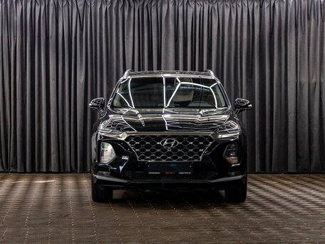2020 Hyundai Santa Fe IV, чёрный, 2855000 рублей, вид 2