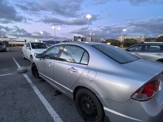 2007 Honda Civic VIII, серебристый, 390000 рублей, вид 5