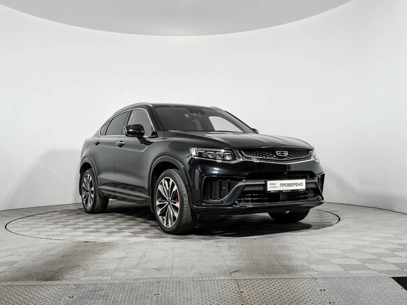 2023 Geely Tugella I Рестайлинг, чёрный - вид 2