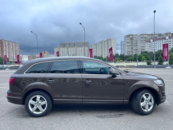 2014 Audi Q7 I (4L) Рестайлинг, коричневый - вид 3