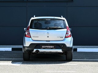 2014 Renault Sandero I, серый, 859000 рублей, вид 4