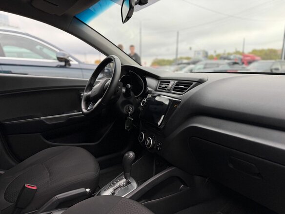 2012 Kia Rio III, синий, 795000 рублей - вид 12
